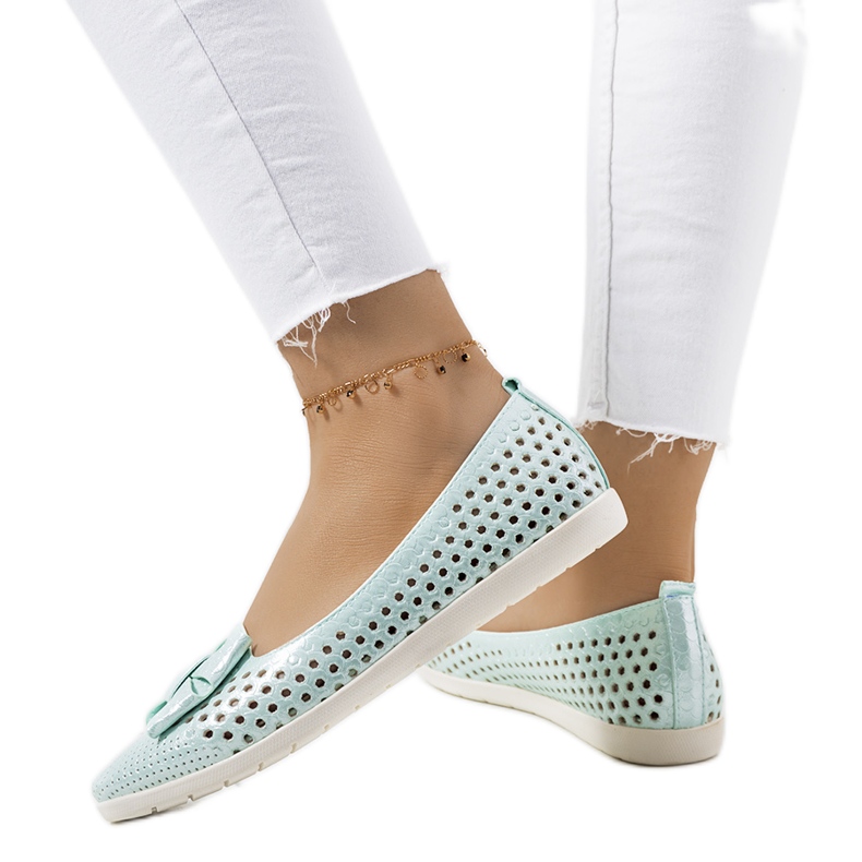Ballerine lucide verde Binney