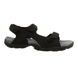 American Club Sandali sportivi neri americani HL50/22 nero