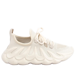 Calzini a fascia beige