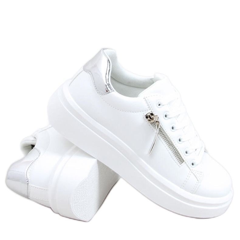 Sneakers da donna Lerato BIANCO / ARGENTO bianca d'argento