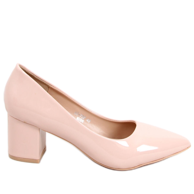 Décolleté con tacco basso Zelia Nude beige
