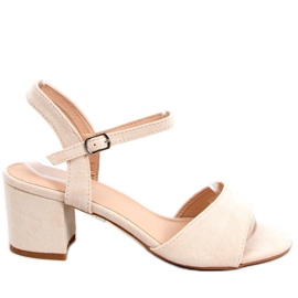Sandali con tacco Jolina Beige