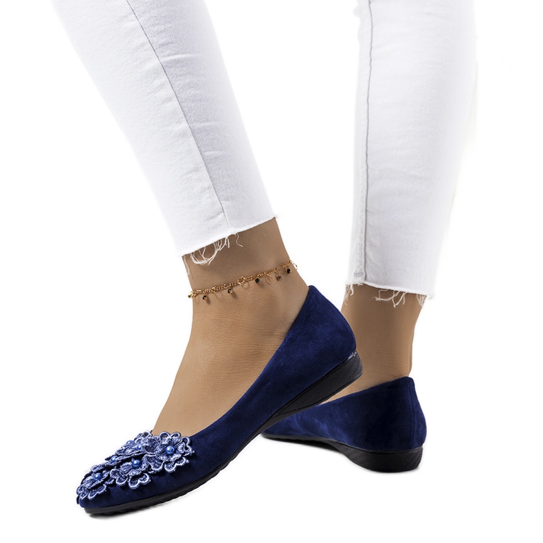 Ballerine da donna Cremin blu navy