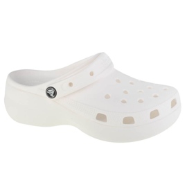 Infradito Crocs Classic Platform Clog 206750-100 bianco