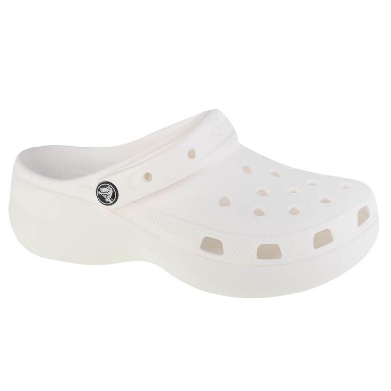 Infradito Crocs Classic Platform Clog 206750-100 bianca