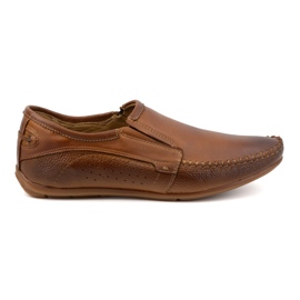 Olivier Mocassini uomo in pelle 4206 marrone