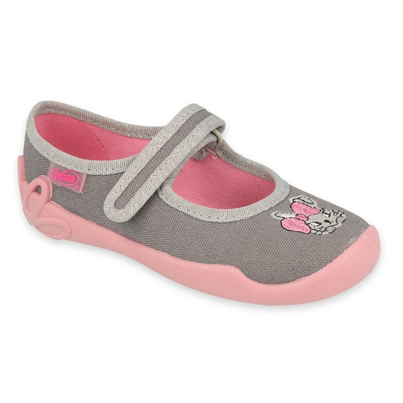 Scarpe per bambini Befado 114X479 rosa grigio