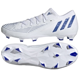 Scarpe da calcio Adidas Predator Edge.3 L Fg M GW2279 bianco bianco