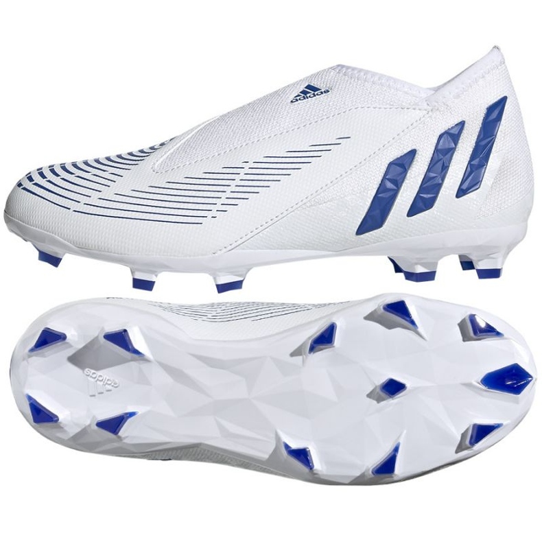 Scarpe da calcio Adidas Predator Edge.3 Ll Fg Jr GX5208 bianca bianca