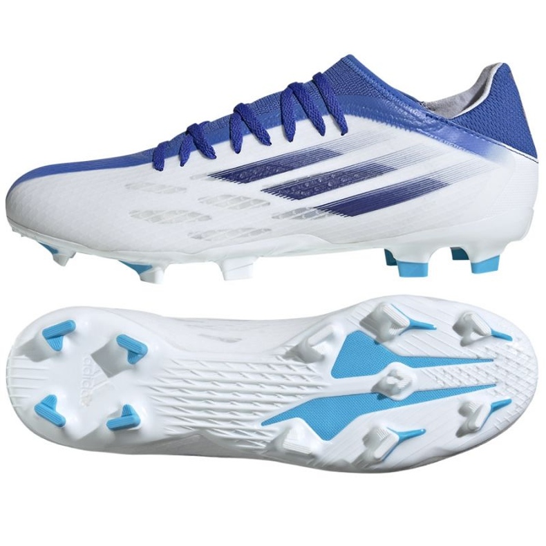 Scarpe da calcio Adidas X Speedflow.3 Fg M GW7480 multicolore bianca