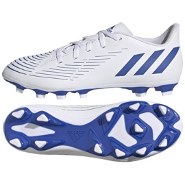 Scarpe da calcio Adidas Predator Edge.4 FxG M GW2356 bianca bianca