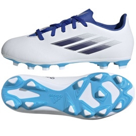 Scarpe da calcio Adidas X Speedflow.4 FxG Jr GW7519 multicolore bianca