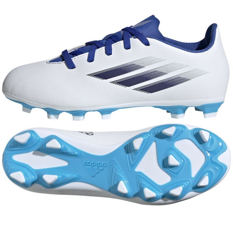Scarpe da calcio Adidas X Speedflow.4 FxG Jr GW7519 multicolore bianca