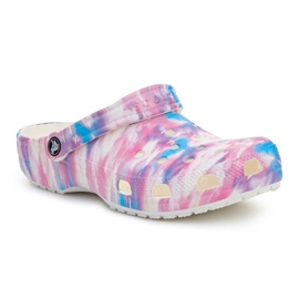 Zoccolo Crocs Classic Dream Bianco / Multi 207567-94S bianca blu rosa