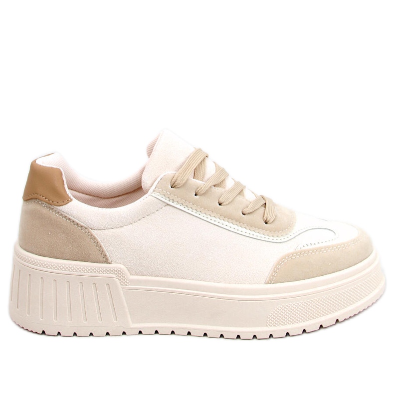 Sneakers con suola alta di Santi Beige