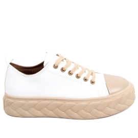 Sneakers da donna Winnie BIANCO / BEIGE bianca