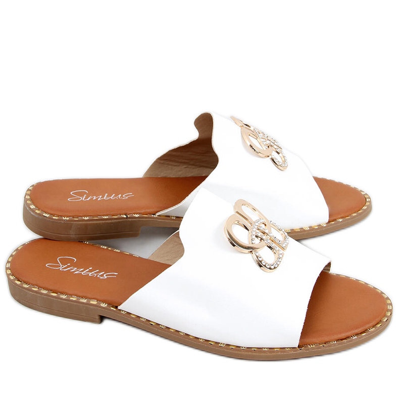 Ciabatte da donna Inday White bianca