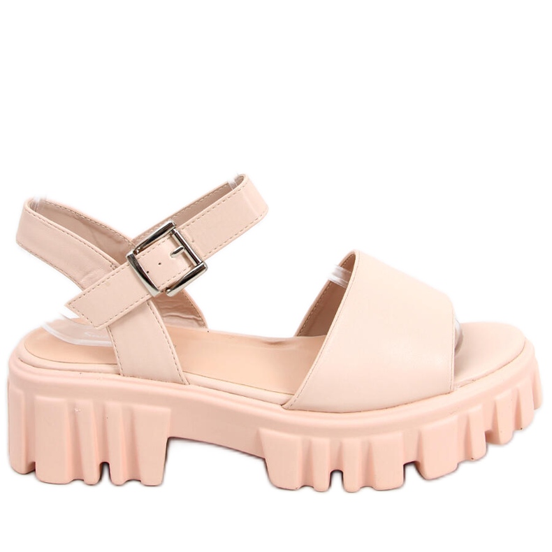 Sandali con suola alta Dianne Beige