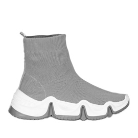 Sneakers alte grigie di Barnett grigio