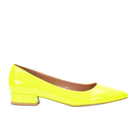 Tacco Timms giallo neon