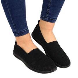 Sneakers nere traforate slip on Filippo W PAW219A nero