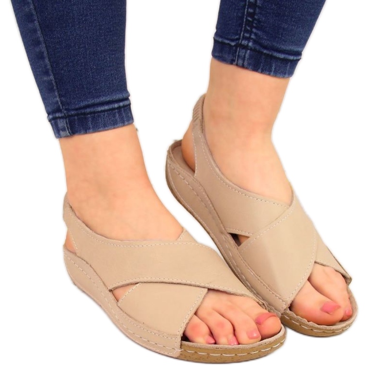Sandali in pelle T.Sokolski W SCA109A beige