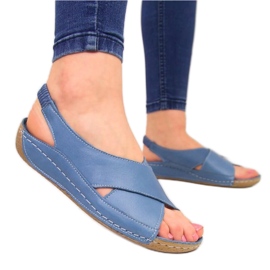 Sandali in pelle T.Sokolski W SCA109B blu