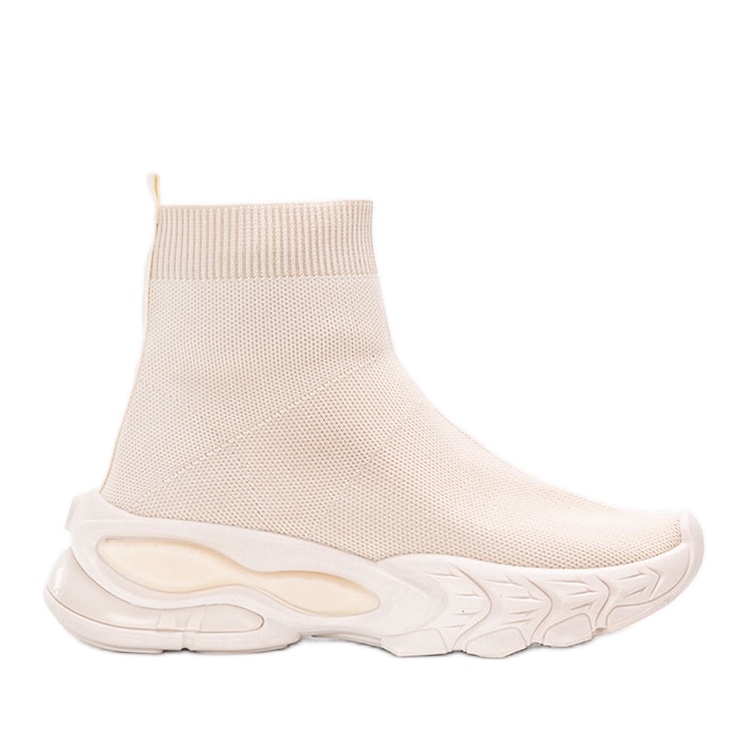 Sneaker beige Woodson alla caviglia