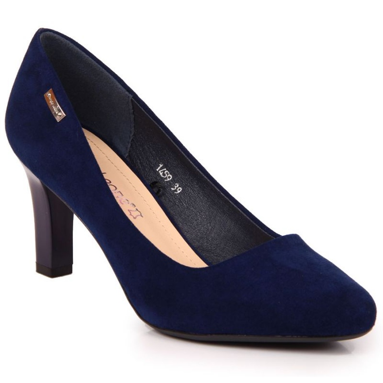 Décolleté sul post scamosciato Sergio Leone W SK39Y blu navy