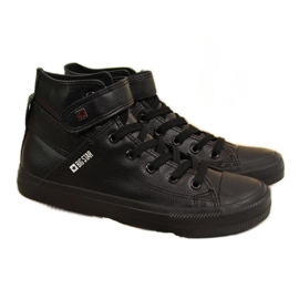 Sneakers nere con velcro in ecopelle Big Star V274542 nero