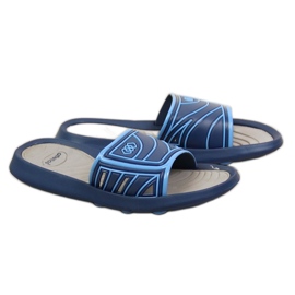 Ciabatte da piscina da uomo oversize blu navy Atletico