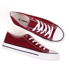Sneakers basse Atletico marroni rosso