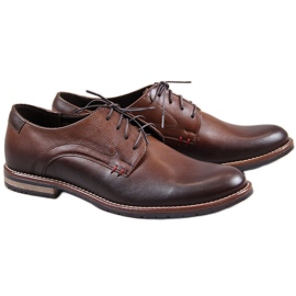 Scarpe da uomo in pelle marrone Gregor 1836
