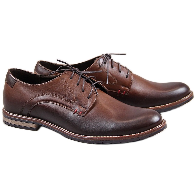 Scarpe da uomo in pelle marrone Gregor 1836