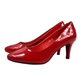 Décolleté laccate rosso Sergio Leone