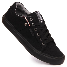 Sneakers basse nere in tessuto Big Star AA274513 nero