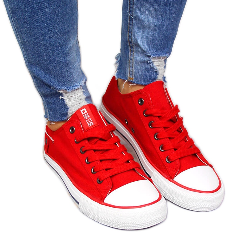 Sneakers rosse basse rosse Big Star DD274339 rosso