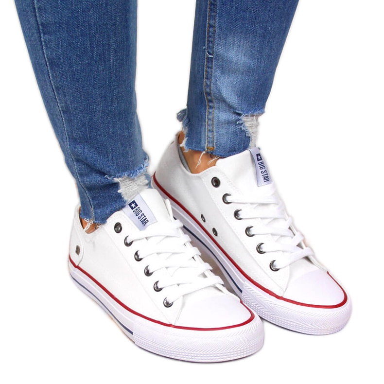 Sneakers basse bianche Big Star DD274336 bianca