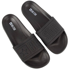 Ciabatte mare da uomo in gomma nera Big Star DD174690 nero