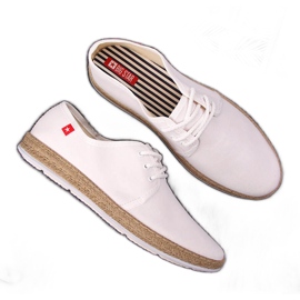 Sneakers espadrillas bianche da donna Big Star FF276043 bianco