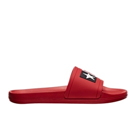 Ciabatte mare piscina da uomo rosse Big Star DD174702 rosso