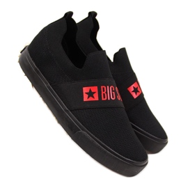 Sneakers slip on da donna nere Big Star FF274221 nere nero