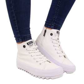 Sneakers bianche in tessuto Big Star FF274241 bianco