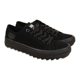 Sneakers basse nere in tessuto Big Star FF274248 nero