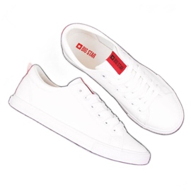 Sneakers basse bianche in ecopelle Big Star DD274685 bianco