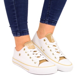 Sneakers basse bianche in tessuto Big Star HH274458 bianco