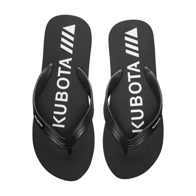 Infradito da piscina Kubota da uomo di colore nero