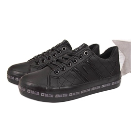 Sneakers basse nere da donna Big Star II274070 nere nero