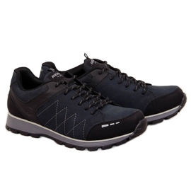 Scarpe da uomo blu navy Rieker B5720-01