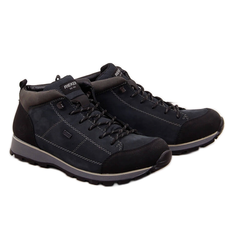 Stivali caldi da uomo Rieker F5740-00 blu navy